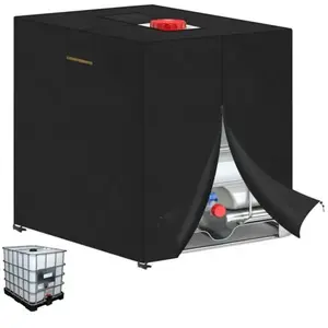 BEIJIYI Housse de Protection pour Réservoir d'eau 1000 L Bache Couverture Réservoir IBC d'eau de Pluie, Housse Cuve 1000L(120x80x116cm)Vendu parcdiscount