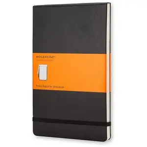 Moleskine Bloc-notes ligné - Format de poche - Couverture rigide noire pas cher