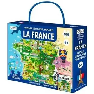 La France - Avec 1 Puzzle Circulaire De 100 Pièces, 1 Poster Et 1 Livre De 32 Pages
