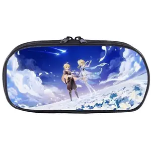 Trousse à crayon Genshin Impact pour Garçon et Filles (PC5536) 21x10x5... pas cher
