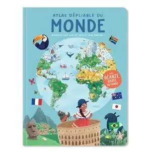 Yoyo Books Du monde atlas dépliable: Le monde pas cher