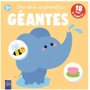Yoyo Books Mon album de gommettes géantes Eléphant: 1+ pas cher