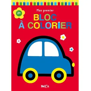 Mon premier bloc à colorier 2+ (voiture) pas cher