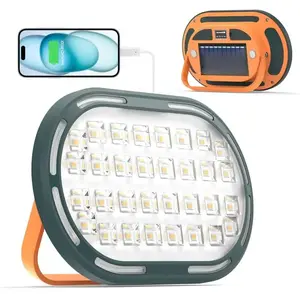 LNTYQ Projecteur led Rechargeable Solaire 30W, 2000LM, Projecteur Chan... pas cher