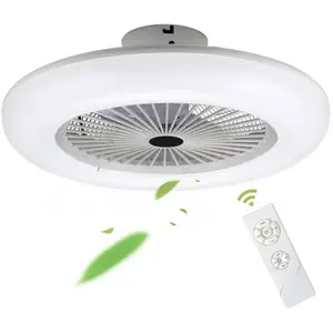 Swanew - Ventilateur de plafond avec télécommande Moderne Chambre Lamp... pas cher