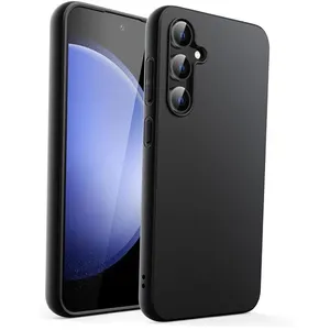 Coque pour Samsung Galaxy S23 FE 5G Souple noire en Gel TPU Antichoc XEPTIO pas cher