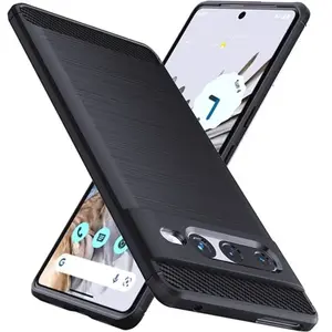 XEPTIO Coque protection brossée noire pour Google Pixel 7 Pro 5G souple Antic... pas cher