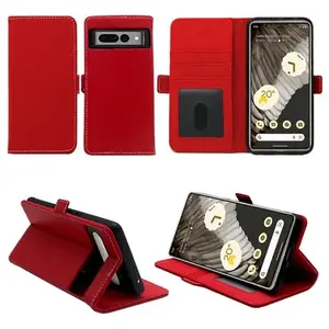 XEPTIO Housse rouge pour Google Pixel 7 Pro 5G Etui coque de Protection Porte... pas cher