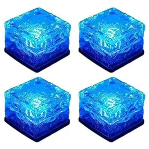 ZOLGINAH Ineasicer - Lampe Solaire Extérieur, 4 Pièces Étanche Lampe Solaire Sol, 8 modes d'éclairage led Lumineuse Solaire Jardin pour Terrasse Pelouse RouteVendu parmanomano