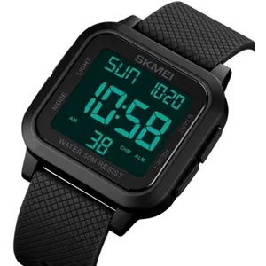 RYTTGOP Montre Sport - Numérique LED - Étanche 5 ATM - Bracelet TPU - Carrée pas cher