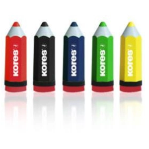 Kores taille-crayon kolorito,forme de stylo,couleur assortie sp35811 pas cher