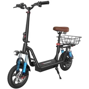 Trottinette Électrique iScooter i12 Avec Siège Panier Arrière - Moteu... pas cher