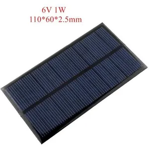 6V 1W Panneau Solaire, Mini Système d'alimentation, Bricolage Pour Cel...