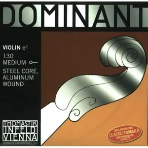 JEU THOMASTIK DOMINANT VIOLON 4/4 TIRANT SOUPLE CORDES VIOLON RE ARGENT