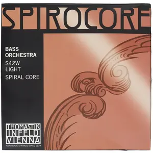 Jeu de cordes weich orchestre pour contrebasse Thomastik Spirocore S42WTH pas cher