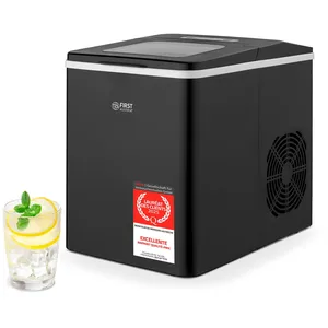TZS First Austria Eiswürfelmaschine, Production de glace, Noir