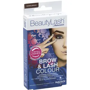 Beautylash Brow & Lash Colour kit tinte cejas y pestañas #Castaño oscu... pas cher
