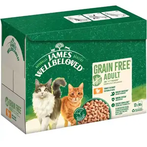 James Wellbeloved Adult sans céréales dinde pour chat - 12 x 85 g pas cher