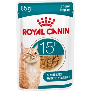 12x85g Ageing 15+ en sauce Royal Canin nourriture humide pour chat pas cher