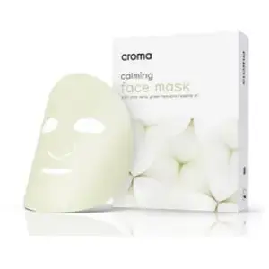 CROMA - Calming Face Mask - Aloe vera, Green tea and Rosehip oil pas cher