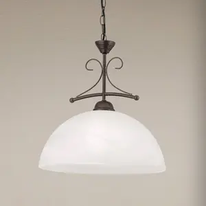 Orion, Suspension, HL 614841 ANTIK Suspension à chaîne couleur rouille (E27) pas cher