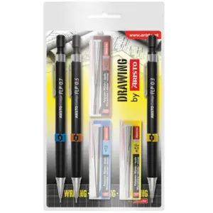 Aristo AR-23559 Vulpotlodenset HB 0.35 / 0.5 / 0.7mm avec des crayons gratuits pas cher