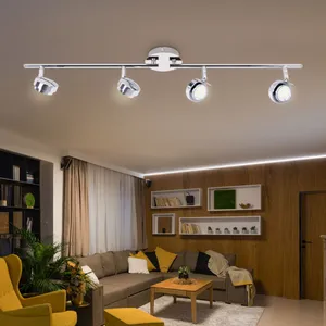 ESTO Plafonnier spot led spotless, avec spots mobiles, 4x5W 4x360lm 30... pas cher