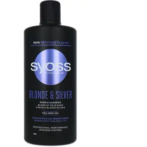 Syoss, Shampoing, Blonde & Silver (440 ml, Shampoing liquide) pas cher
