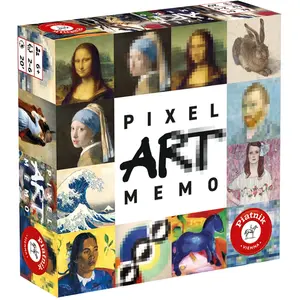 Piatnik Pixel Art Memo: Das total verpixelte Memory; mit Kunstwerken aus aller Welt pas cher