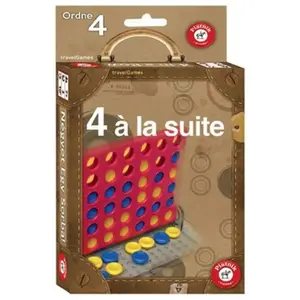 Jeu 4 A LA SUITE PIATNIK Multicolore pas cher