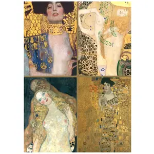 Puzzle 1000 pièces - PIATNIK - Collection Klimt - Tableaux et peintures - Adulte pas cher