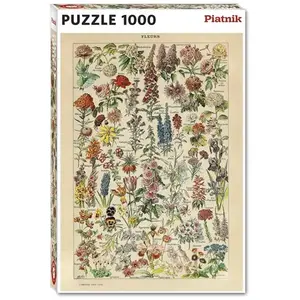 Piatnik Millot - Fleurs: Puzzel mit 1000 Teilen, Größe 68 x 48 cm pas cher