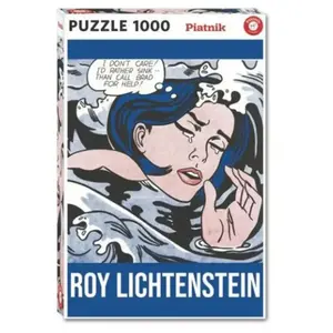 Puzzle 1000 pièces Piatnik Drowning Girl Lichtenstein pas cher