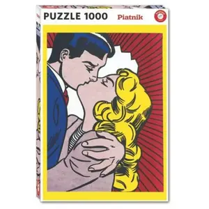 Puzzle 1000 pièces Piatnik Kiss III Lichtenstein pas cher