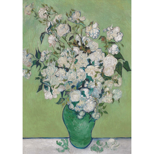 Piatnik van Gogh - Gruene Vase mit weissen Rosen: Puzzel mit 1000 Teilen, Größe 68 x 48 cm pas cher