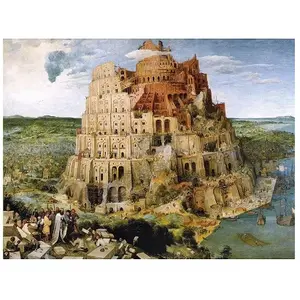 Piatnik Puzzle 1000 pièces - Brueghel : La Tour de Babel pas cher
