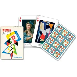 Piatnik 1699 - Jeu de cartes 52 cartes femmes Artists pas cher