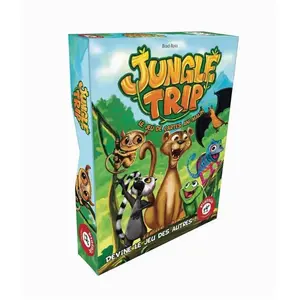 Jeux de société - PIATNIK - JUNGLE TRIP - À partir de 5 ans - 2 joueurs ou plus - Durée 30 min pas cher