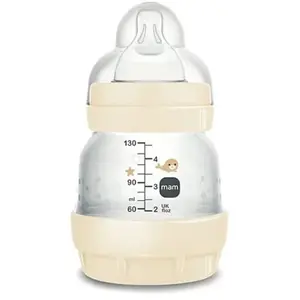 MAM Easy Start Zuigfles 130 ml 0 Maanden Doorstroom 0 (Modellen : Katoen Konijn) pas cher