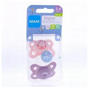 Sucettes-Mam Original Sucette "couleurs de la Nature" Motif - 2-6 Mois... pas cher