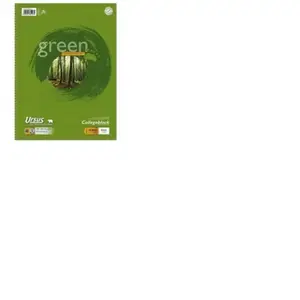 URSUS Green 608570010 College Bloc A4, 80 feuilles, ligné 70 g/m², 9 mm, pas cher