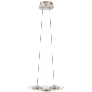 EGLO Plafonnier led design 21 watts, luminaire suspendu en verre satiné Egl... pas cher