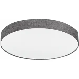 EGLO Pasteri Plafondlamp - E27 - Ø 76 cm - Wit/Grijs pas cher