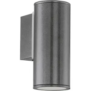 Comparateur de prix : EGLO Lampe murale LED d'extérieur Riga anthracite