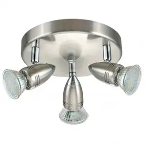 Eglo Spot Magnum Plafonnier Led en Acier 9 W Nickel Mat ChroméVendu pargalaxus