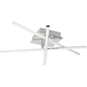 Comparateur de prix : EGLO Lasana 1 - Wand/Plafondlamp - 1 Lichts - Chroom - Wit