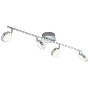 EGLO Spot SALTO 4 ampoules chrome pas cher