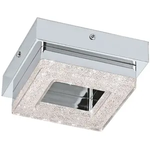 EGLO Fradelo - Wand/Plafondlamp - 1 Lichts - Chroom, Helder