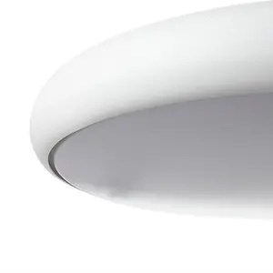 EGLO Connect Riodeva-C Suspension LED 1 ampoule Suspension en acier et plastique Blanc avec changement de température (chaud, neutre, froid), RVB, intensité variable