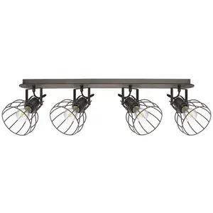 Eglo 98137 Plafonnier, Braun, Silber pas cher
